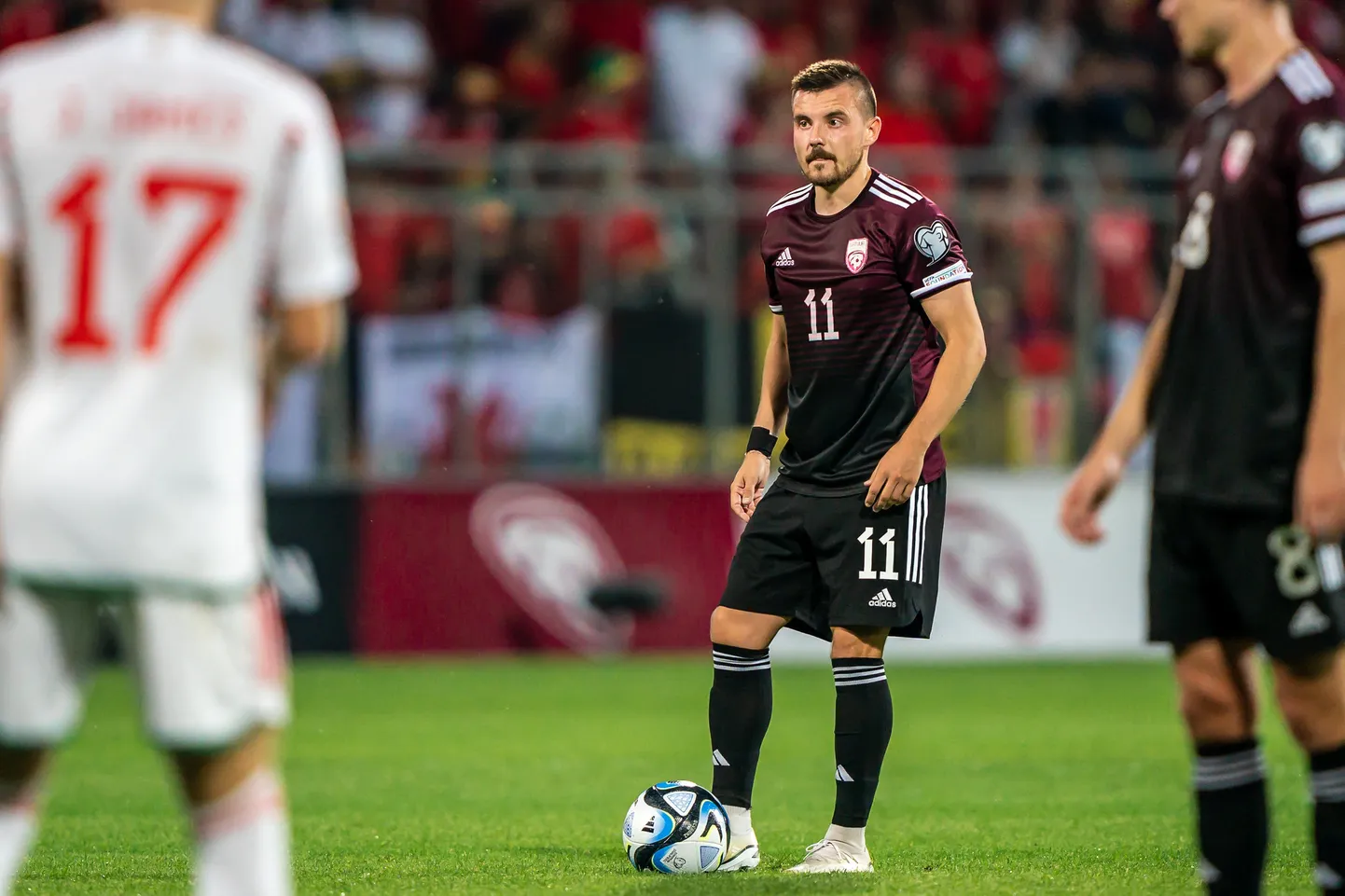 Latvijas futbolists Roberts Savaļnieks