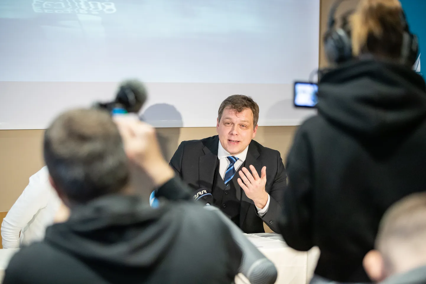 14.01.2018. Tallinn. Lauri Hussar Eesti 200 pressikonverents hotell Euroopas. FOTO: EERO VABAMÄGI/EESTI MEEDIA