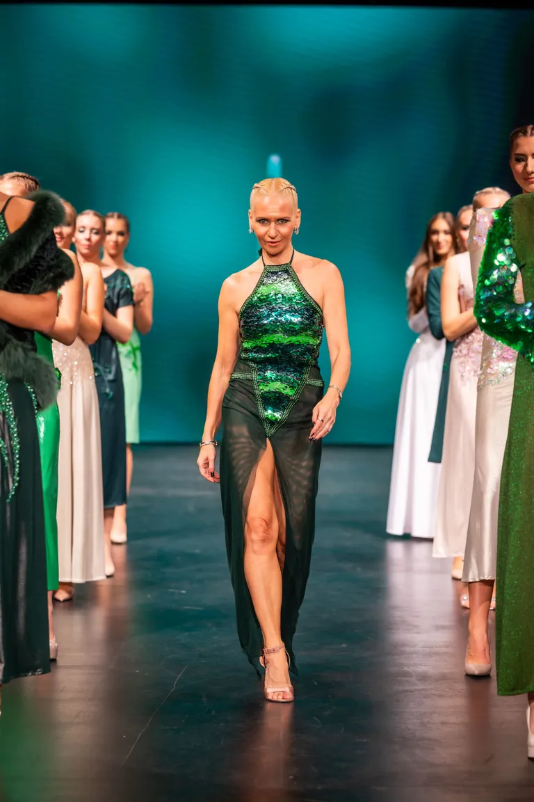 Siret Esko modellidega Tallinn Fashion Weekil.