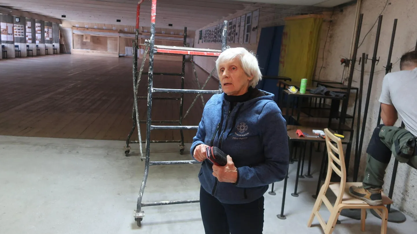 Laskespordiga tegelevaid noori oli Anne Vasarik juhendamas ka sel teisipäeval.