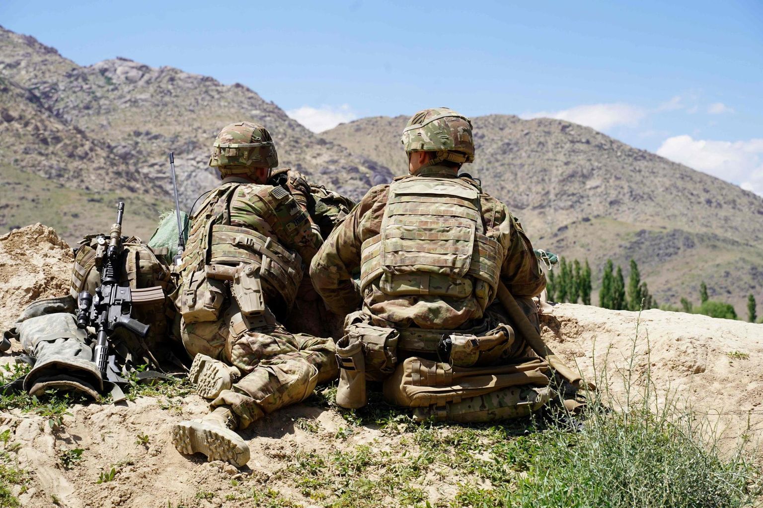 USA sõdurid mullu suvel valvepostil Afganistanis Wardaki provintsis. 