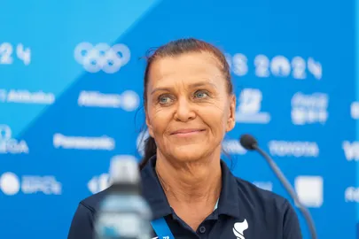 Helen Nelis-Naukas kolmapäevasel pressikonverentsil.