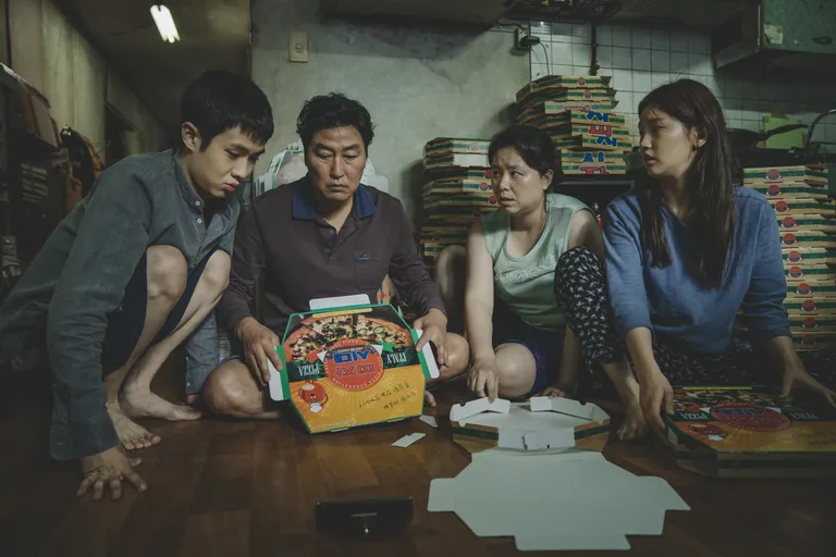 Kaader Lõuna-Korea filmist «Parasiit»