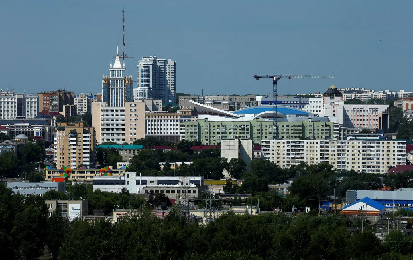 Вид на Саранск.
