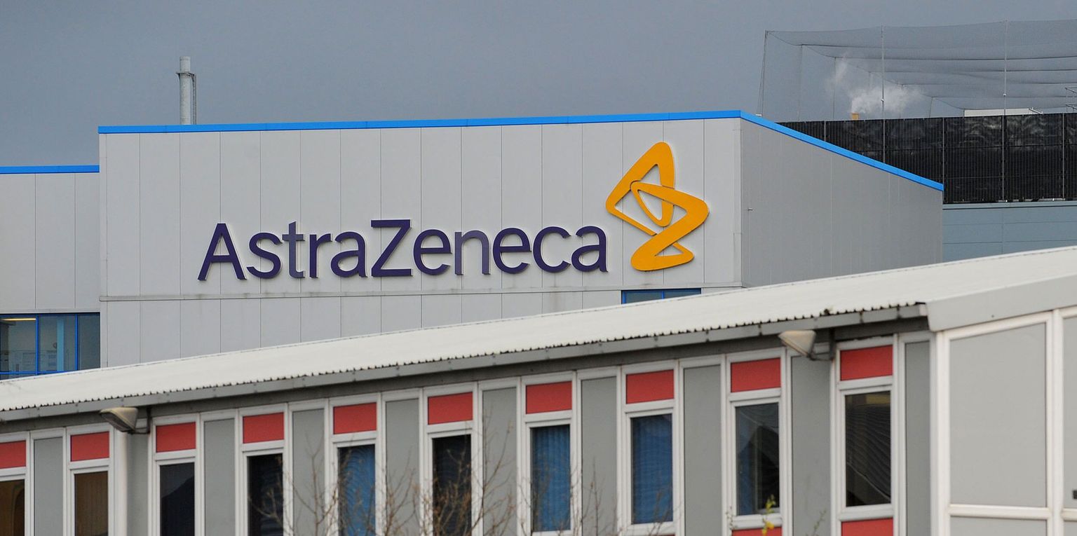 Briti-Rootsi ravimitootja AstraZeneca logo.