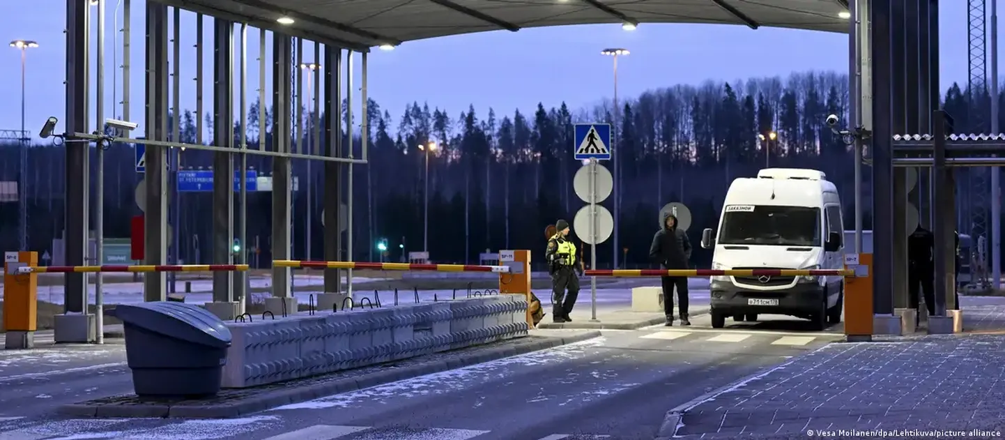 Пограничный пункт пропуска "Нуйямаа" на границе России и Финляндии, 16 ноября 2023 года