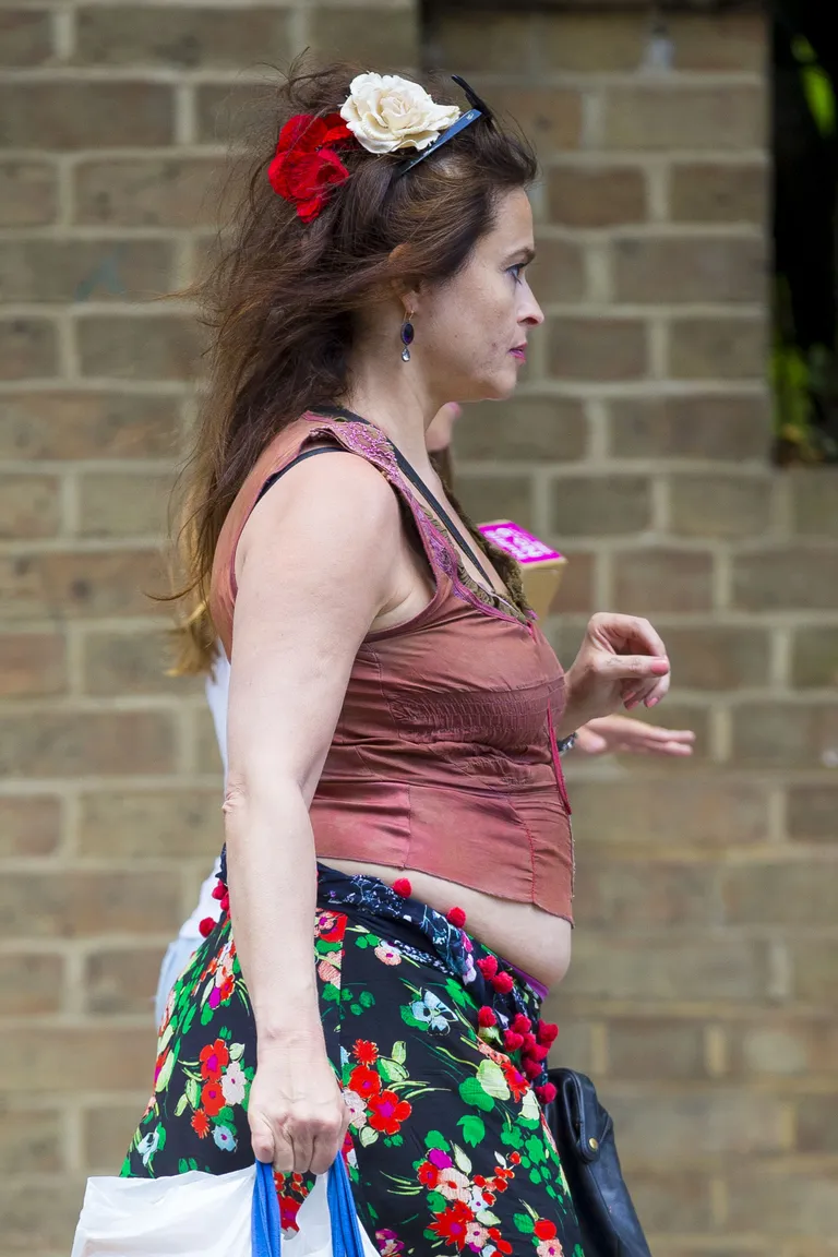 Helena Bonham Carter tütrega poodlemas. 23/08/2018.