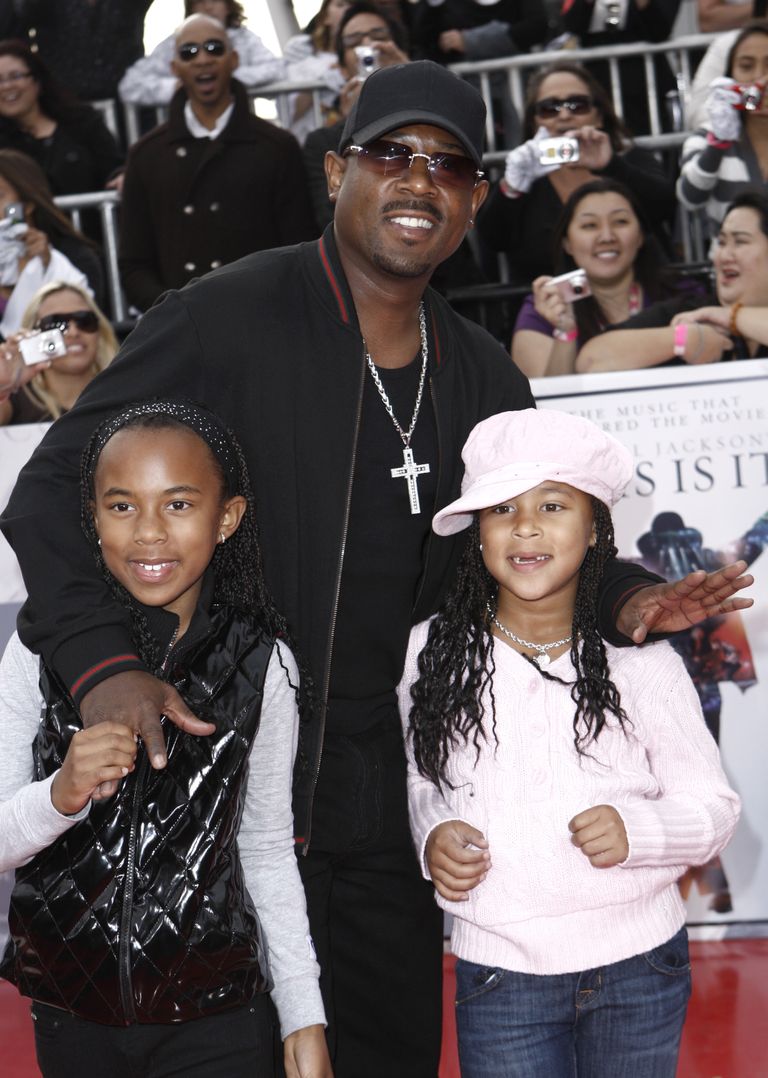 Martin Lawrence koos oma kahe tütre, Lyana (vasakul) ja Amaraga 2009. aastal Los Angeleses. 