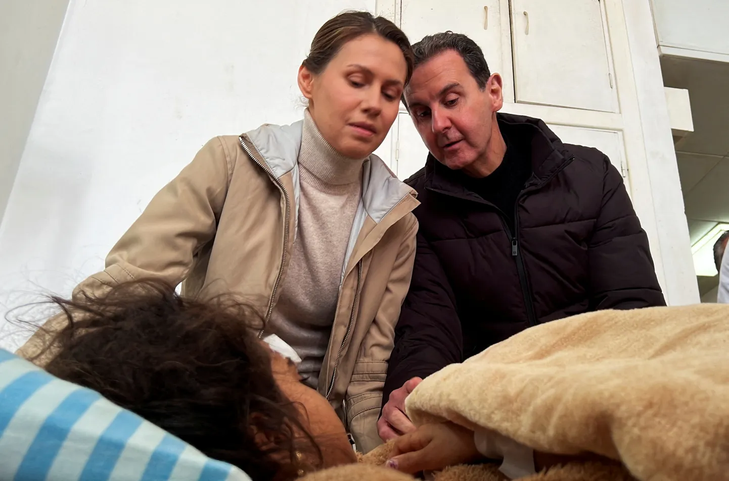 Asma ja Bashar al-Assad 2023. aasta veebruaris.