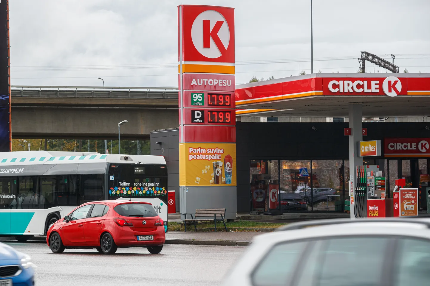 Заправка Circle K. Иллюстративное фото.