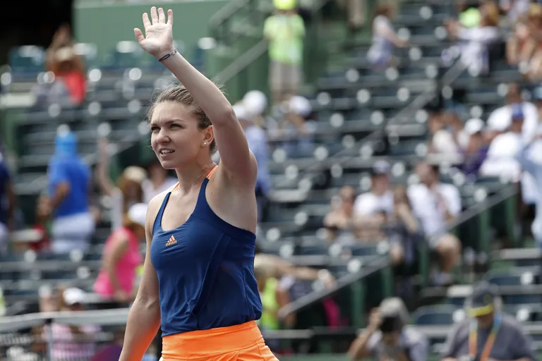 Simona Halep on maailma edetabelis 5. kohal. FOTO: USA TODAY Network/Sipa USA/Scanpix