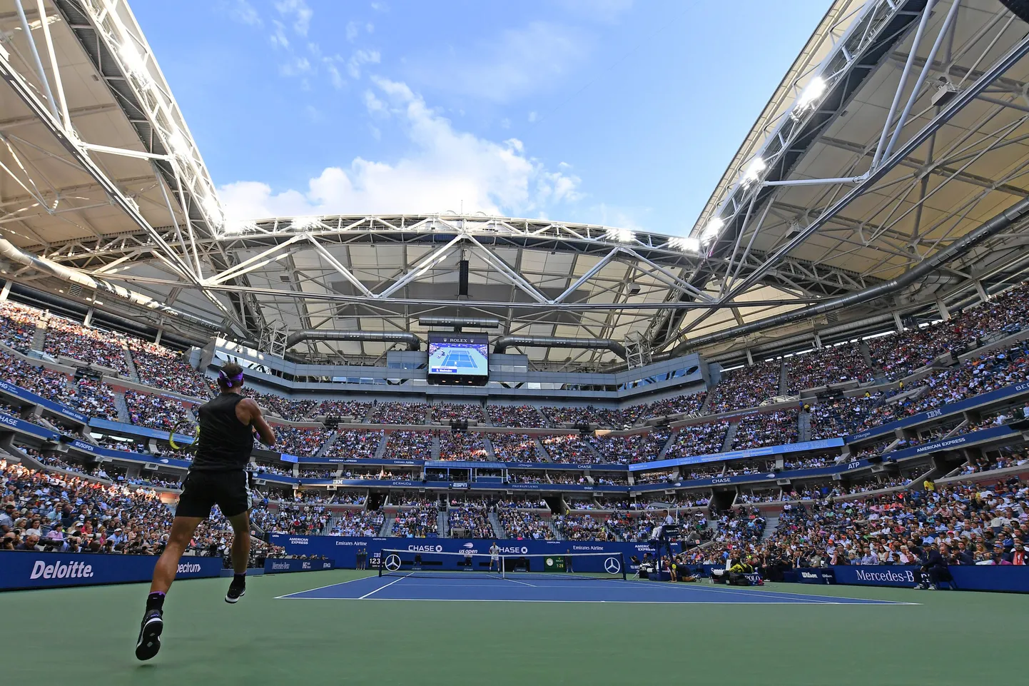 Rafael Nadal eelmise aasta US Openil.