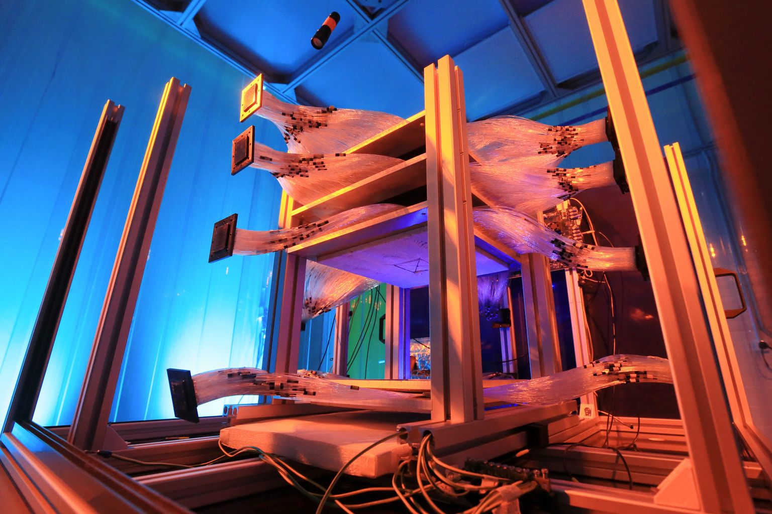 Selline näeb välja GScani müüonitomograafi laboriprototüüp. Tartu tootmishoones plaanitakse neid peagi tootma hakata, üks esimesi tõsisemaid katsetusi 3D kaarditamisel tehakse aga Paldiski tuumareakotri sisu uurimisel.