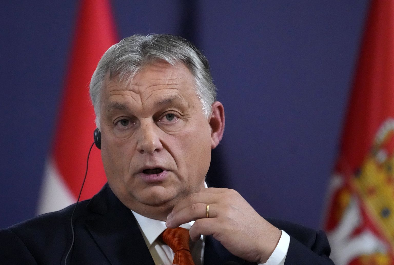 Ungari peaminister Viktor Orbán Belgradis 16. november 2022.