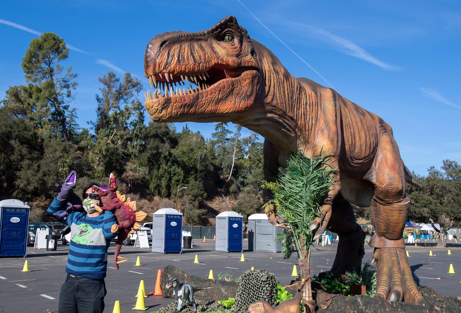 Türannosauruse kuju USAs Californias Pasadenas selle aasta jaanuaris türannosauruste näitusel