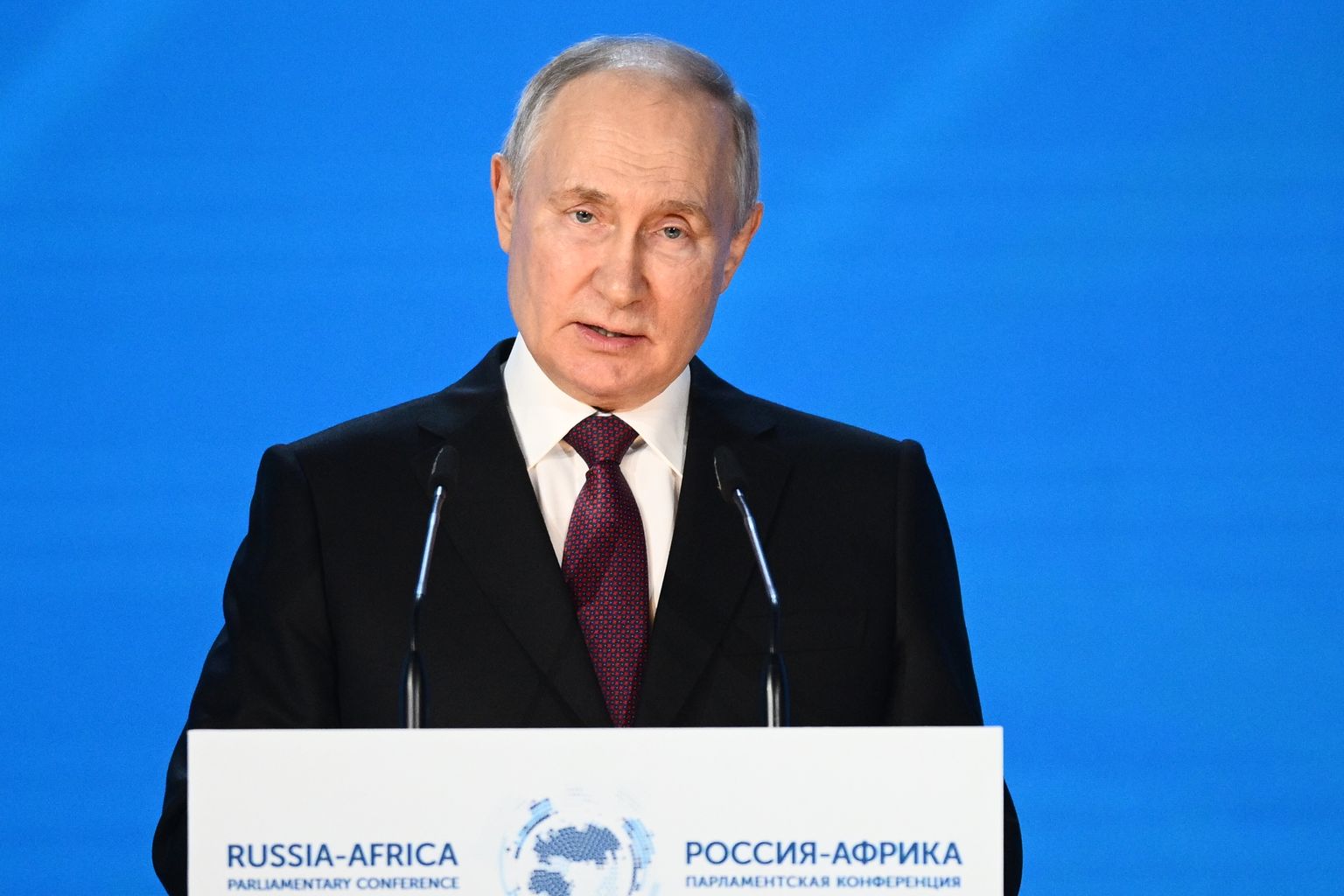 Venemaa president Vladimir Putin Venemaa-Aafrika konverentsil Moskvas 20. märtsil 2023.