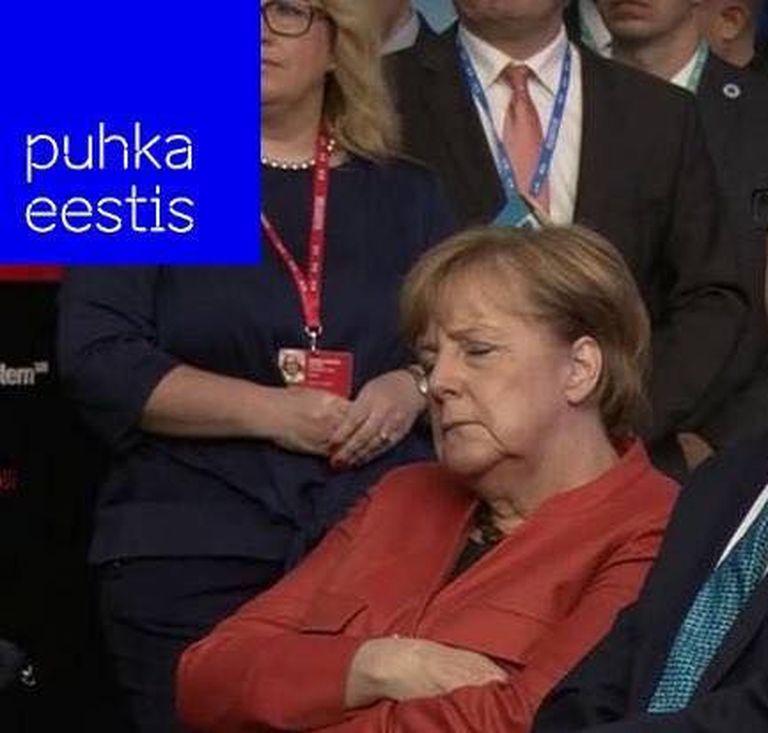 Angela Merkel ELi tippkohtumisel.