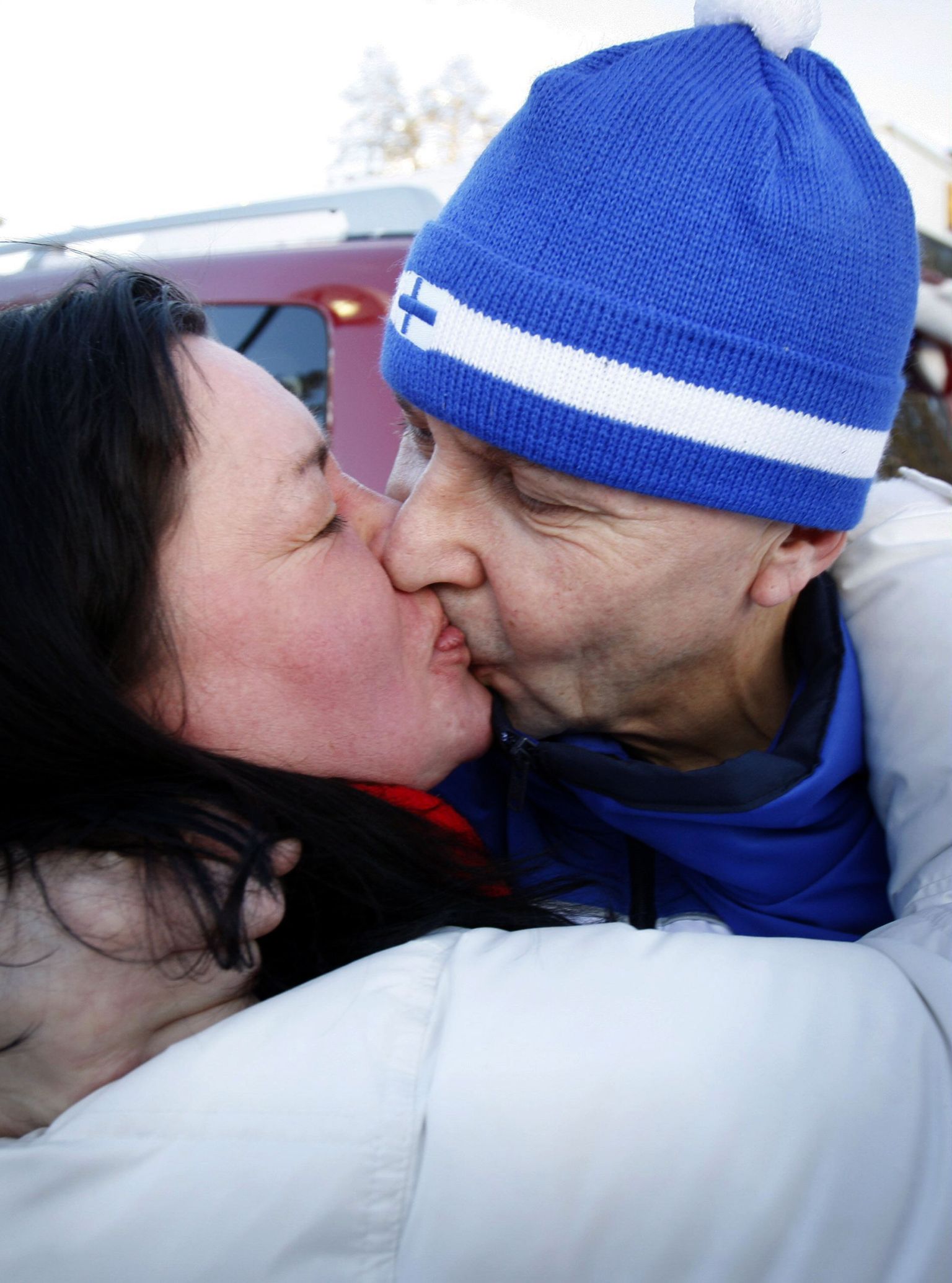 Mervi Tapola ja Matti Nykänen 2008