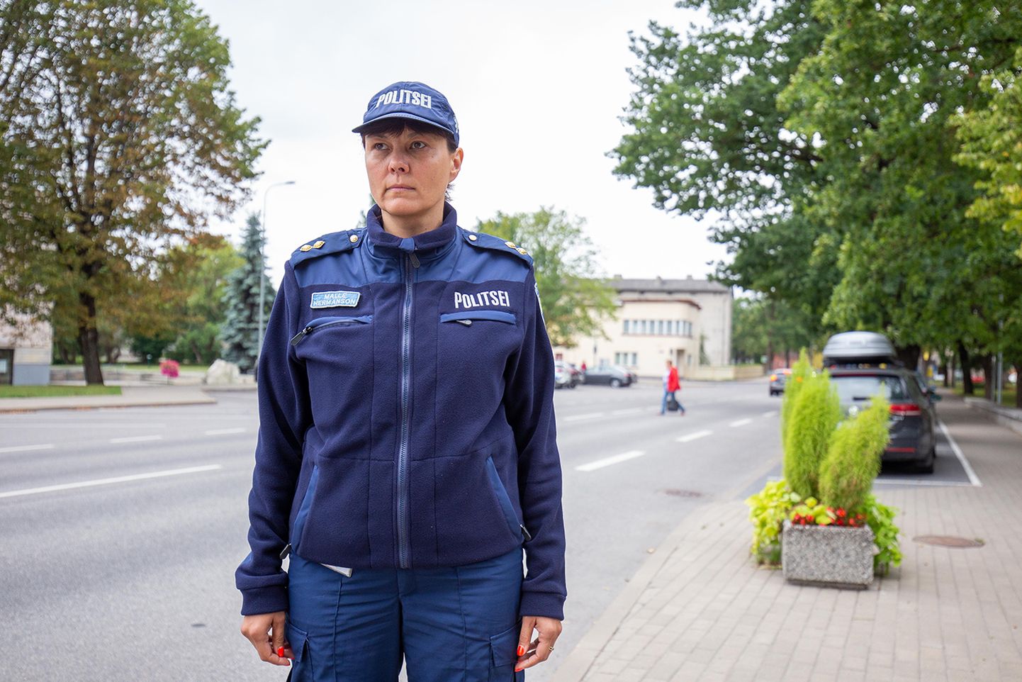Paide politseijaoskonna noorsoopolitseinik Malle Hermanson.
Foto: Dmitri Kotjuh/ Järva Teataja