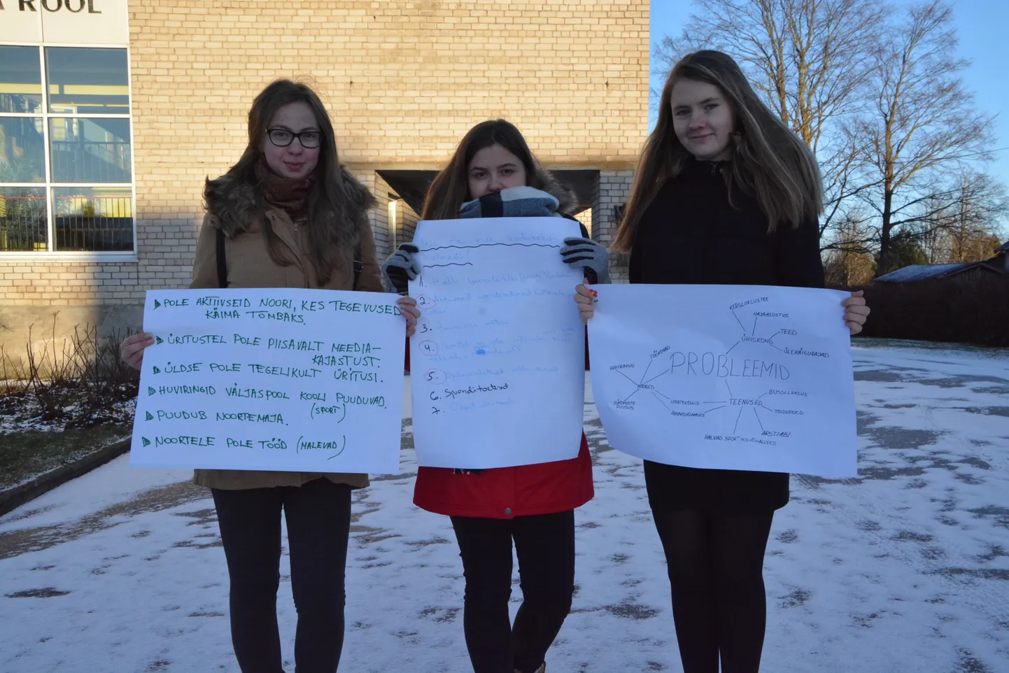 Koolitusest osavõtnud jäid üritusega väga rahuloe. Pildil vasakult Katrin Veek, Kärol Kalde ja Liisa Raavel.