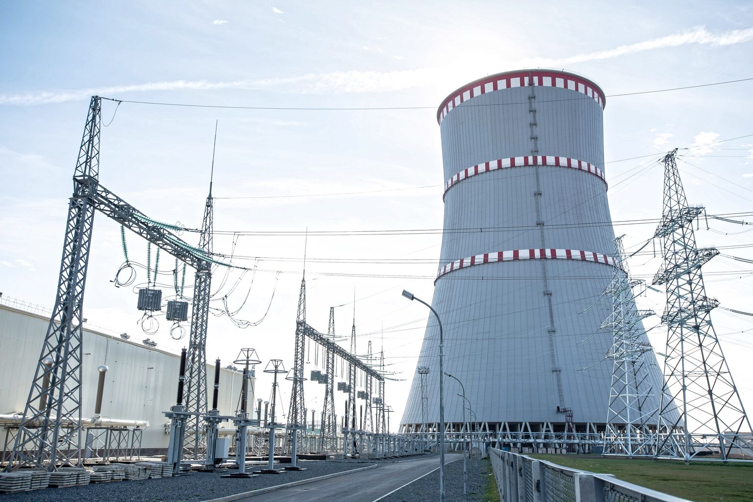Ehitusjärgus olev tuumaelektrijaam Ostrowiecis.