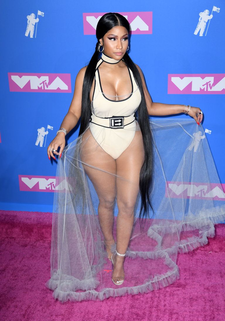 Nicki Minaj saabumas MTV videomuusika auhinnagalale.