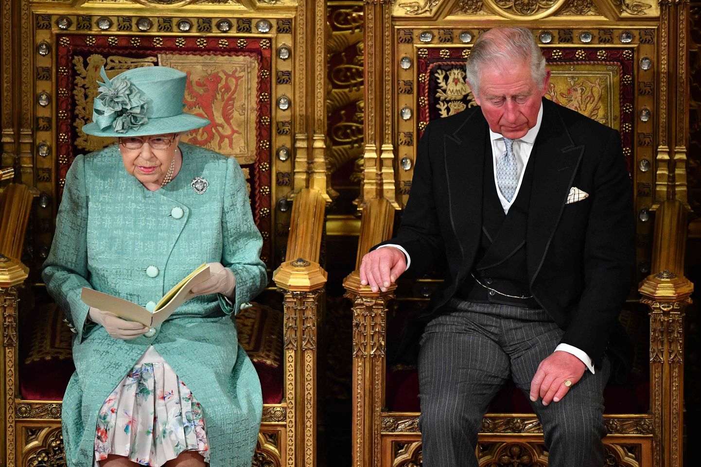 Briti kuninganna Elizabeth II ja Briti prints Charles.