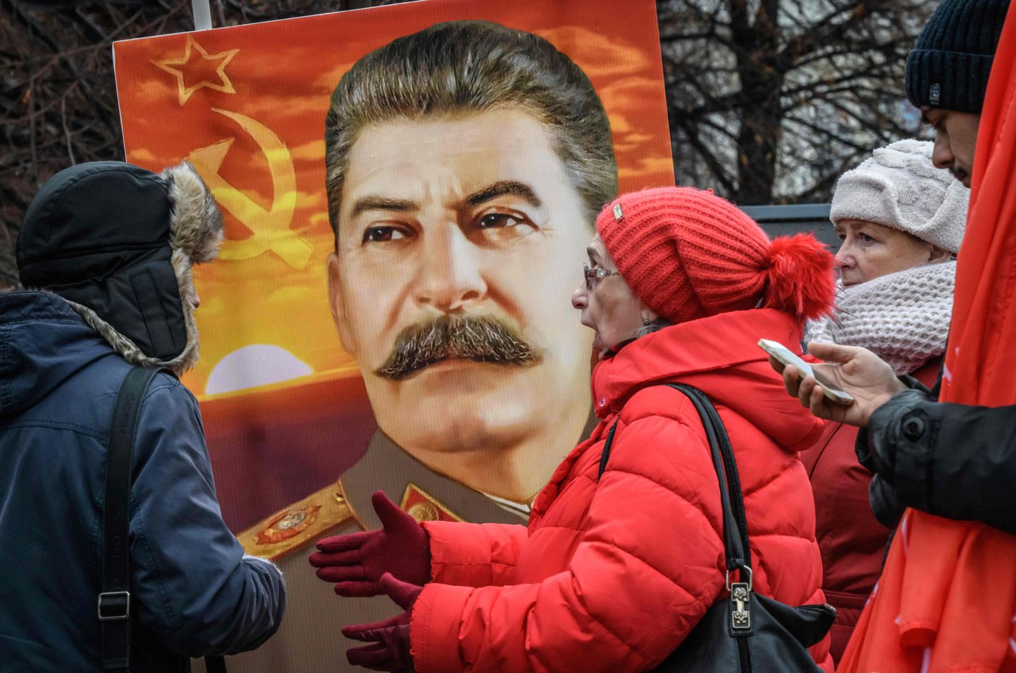 Stalini plakat Moskvas.