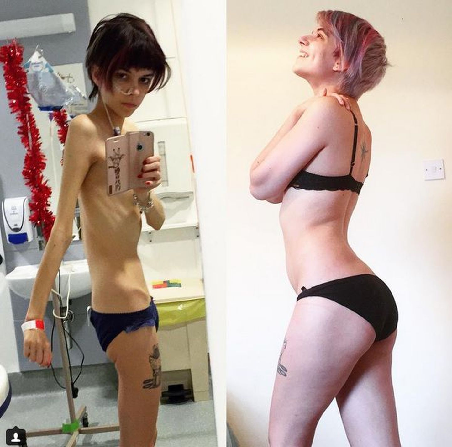 Naine saab enesekindlust, kui postitab Instagrammi pilte oma kehast ja toidust.