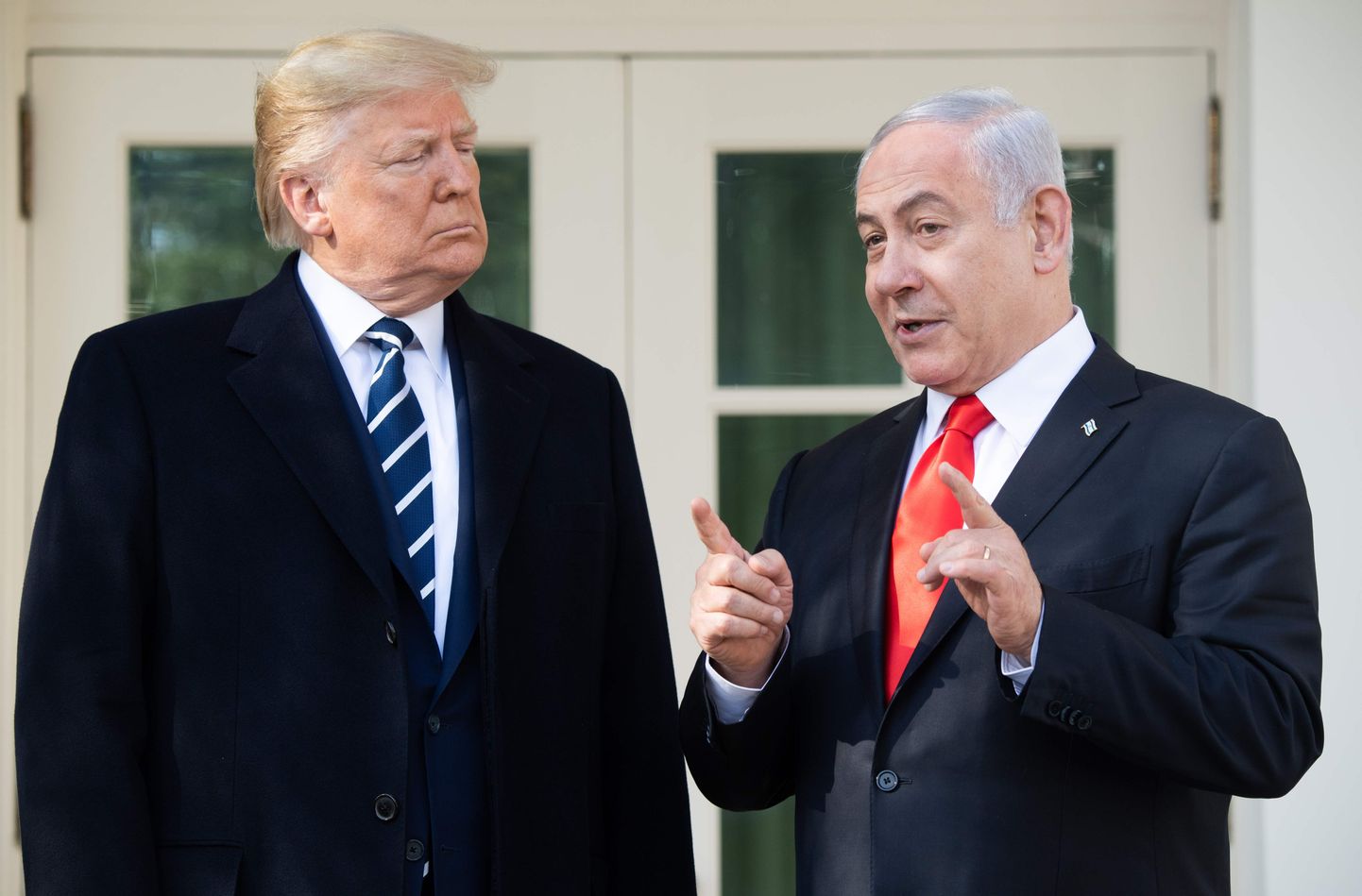 USA president Donald Trump võõrustab Valges Majas Iisraeli peaministrit Benjamin Netanyahut.