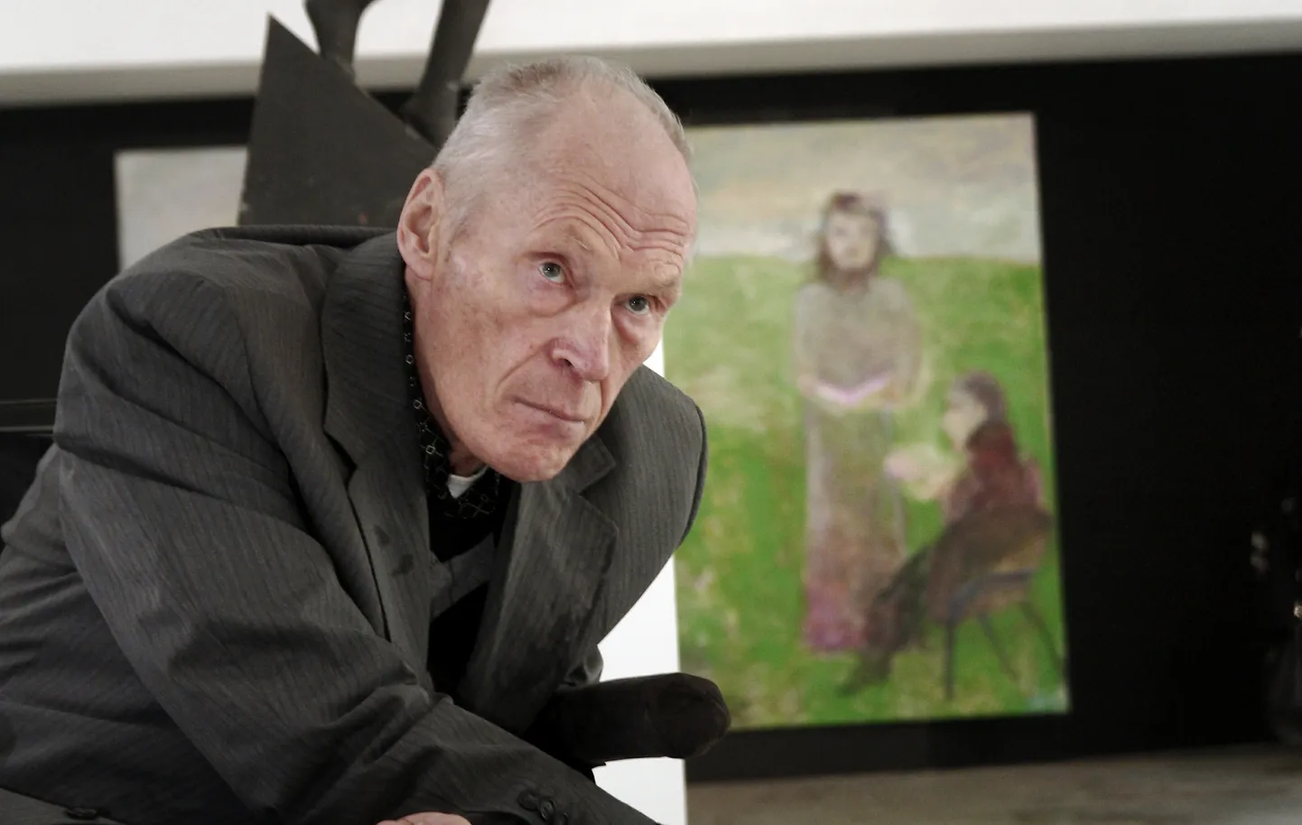 Kunstnik Peeter Mudist 8. oktoobril 2012 Pärnus.