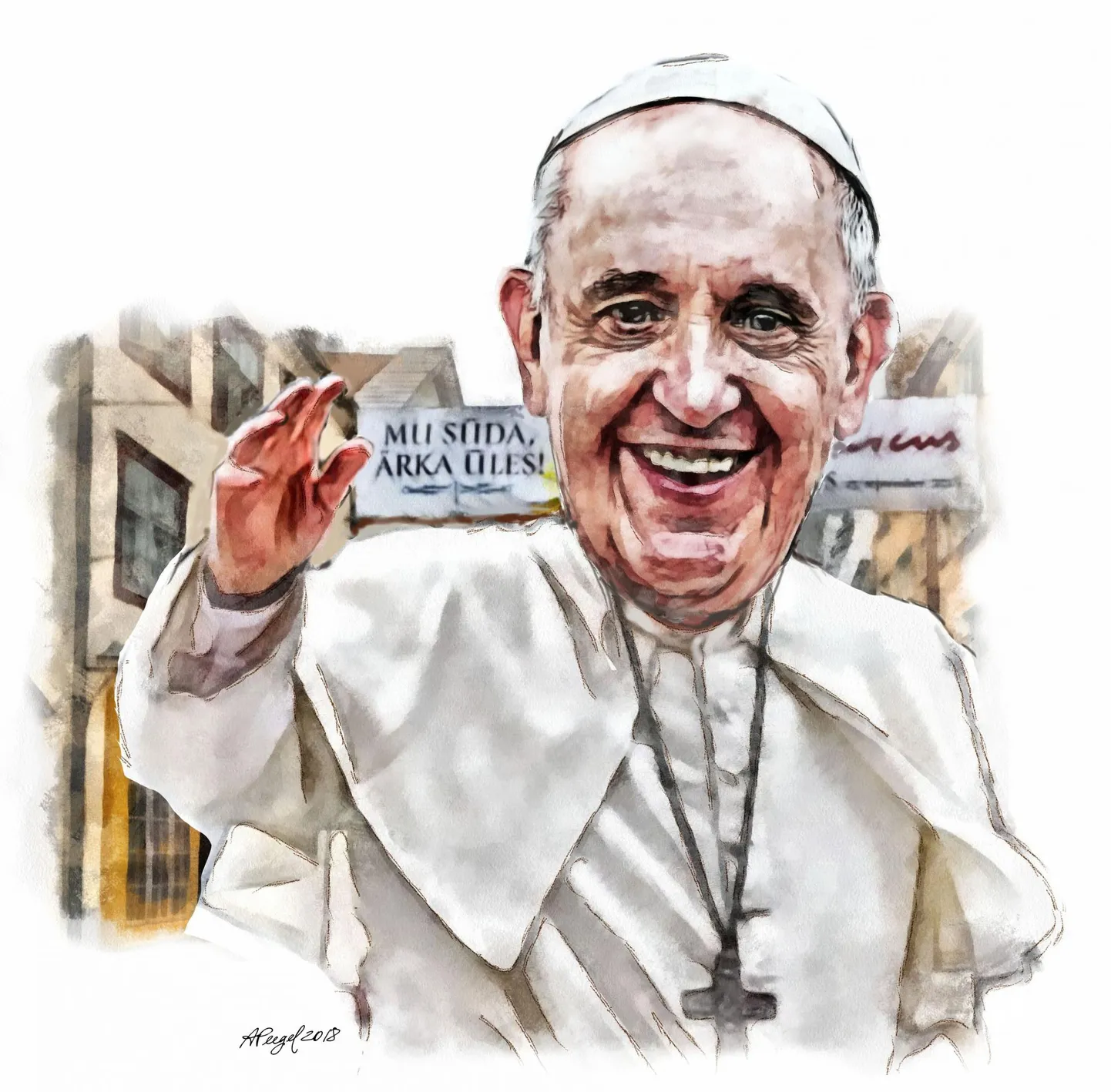 Paavst Franciscus.