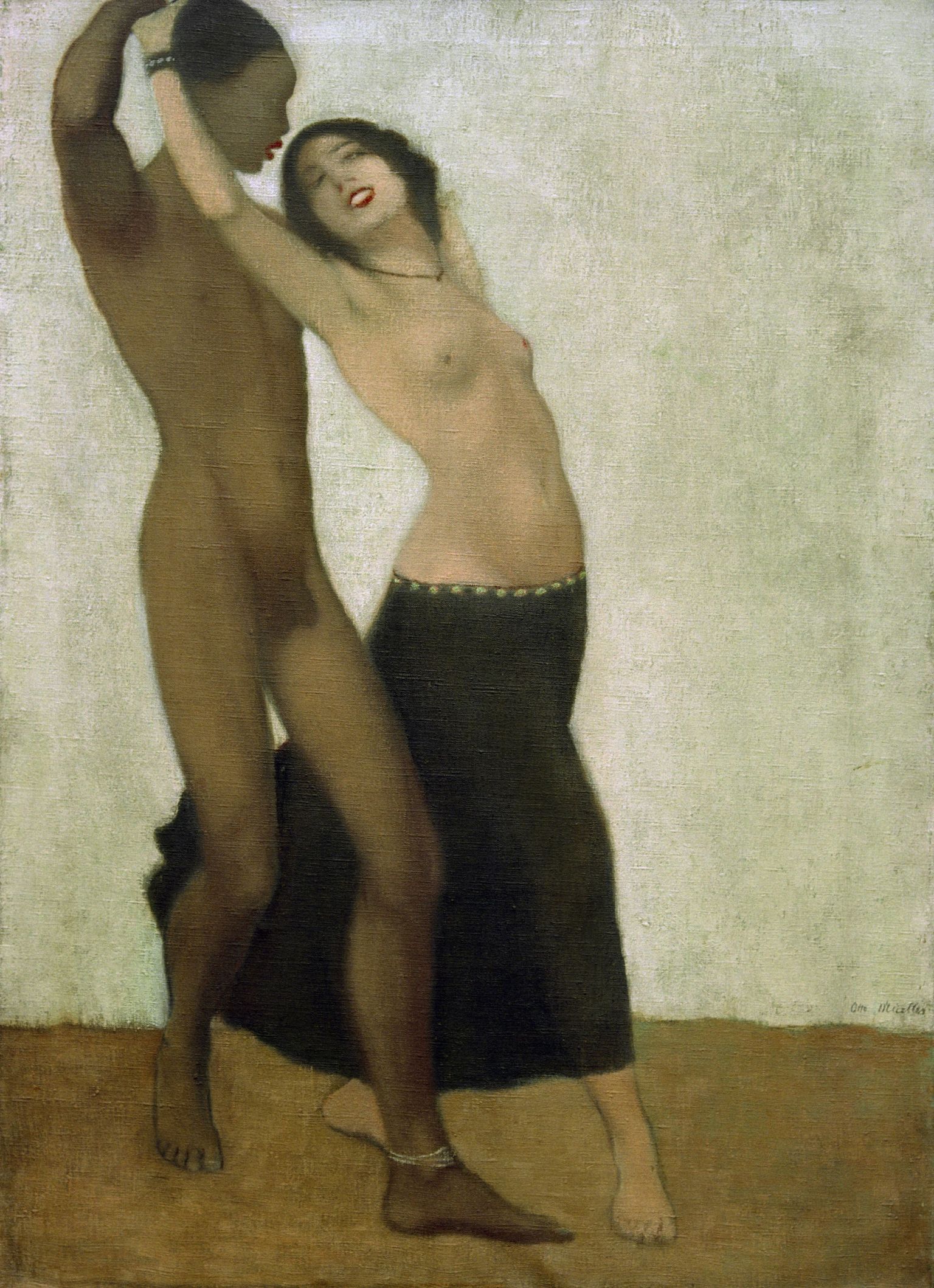 Saksa kunstniku Otto Muelleri maal «Neger und Tänzerin» (1903).