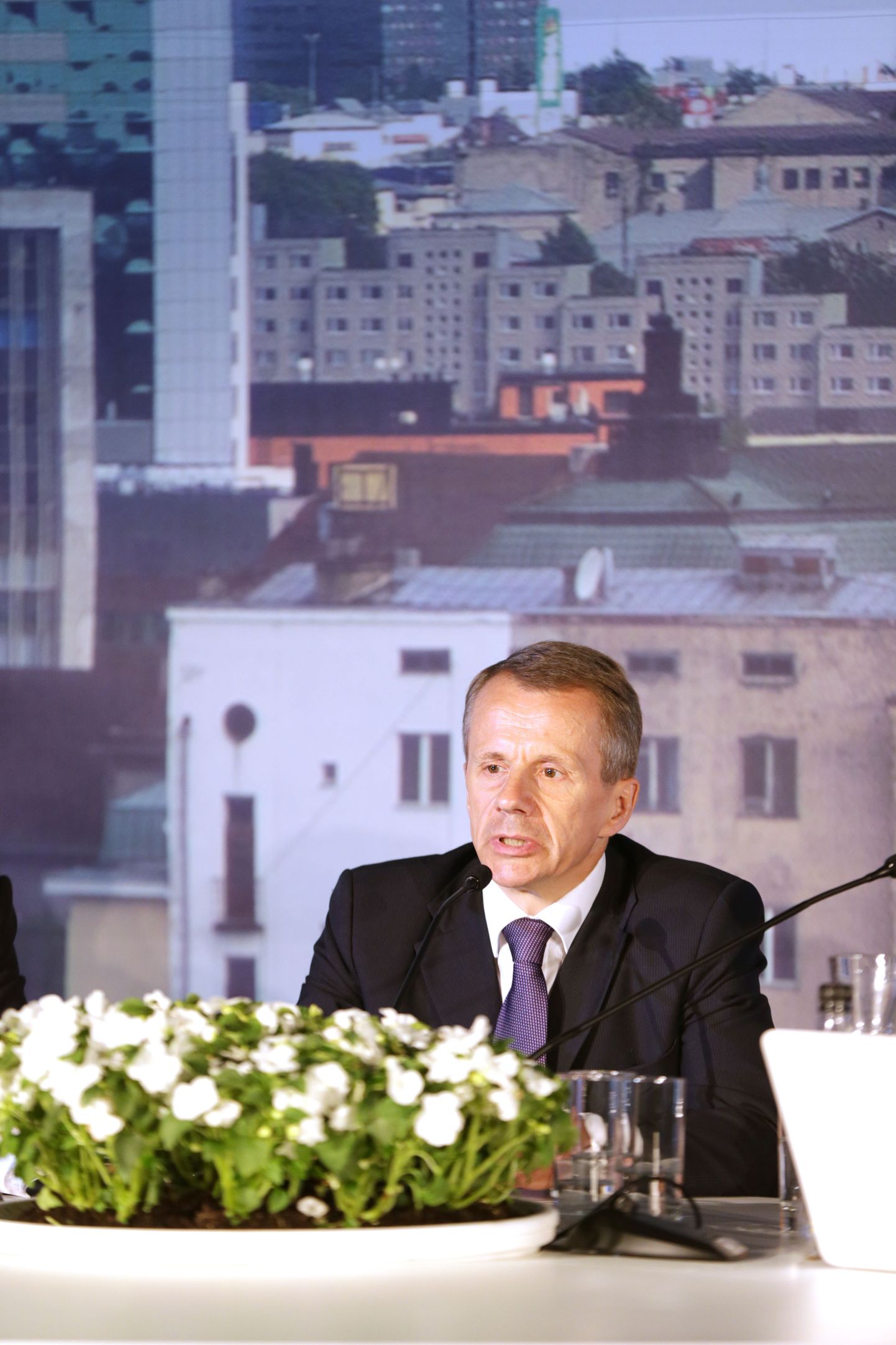 Jürgen Ligi FinanceEstonia korraldatud finantskonverentsil.