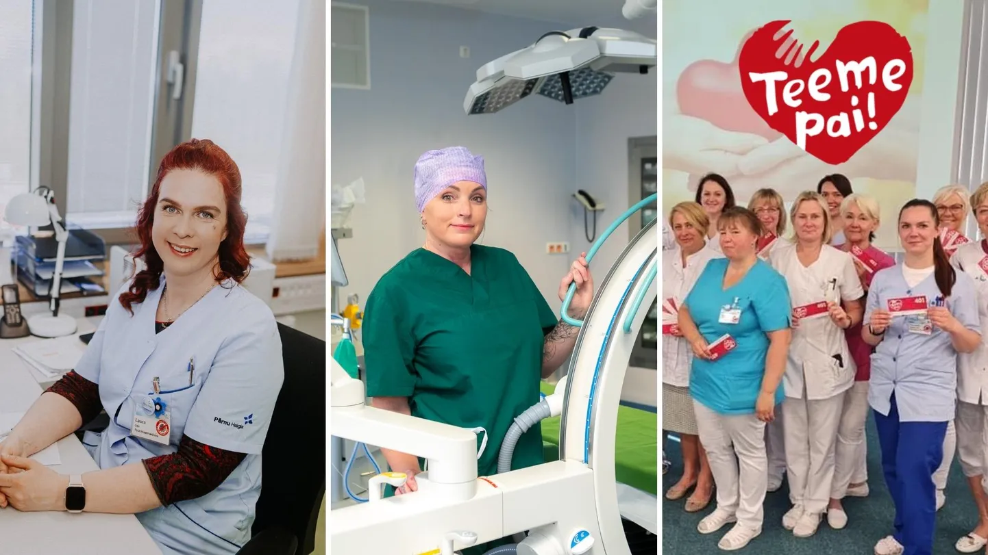 Aasta õeks valiti Laura Oisalu (vasakul), aasta hooldustöötaja tiitli sai Lea Malk (keskel) ning aasta teo auhinna pälvis PAI kampaania.
