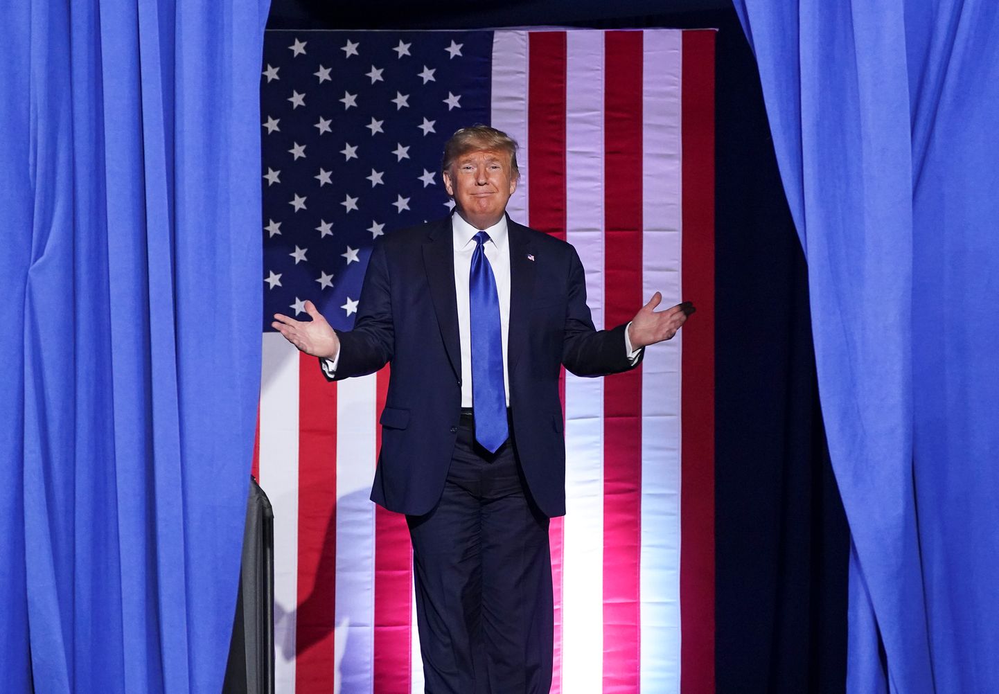 USA president Donald Trump kampaaniaüritusel Wisconsini osariigis Milwaukees.
