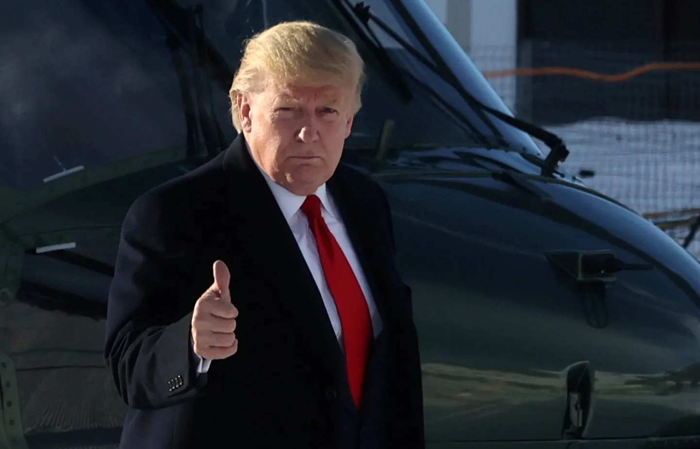 USA president Donald Trump 21. jaanuaril Šveitsis Davosis majandusfoorumil