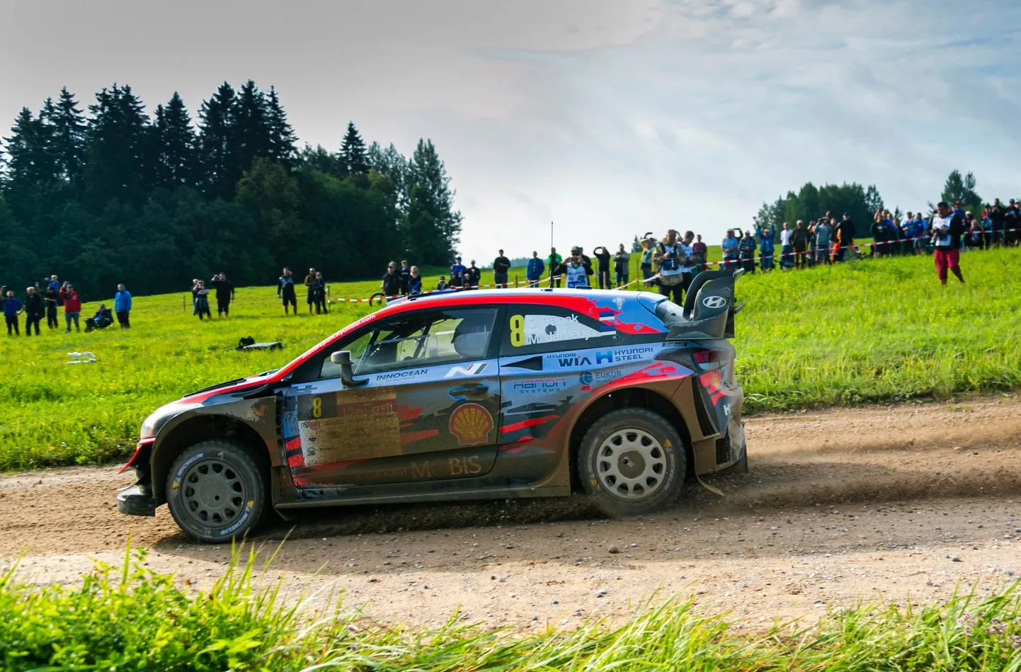 Ott Tänak ja Martin Järveoja eelmise nädala RedGrey Teami Lõuna-Eesti rallil.