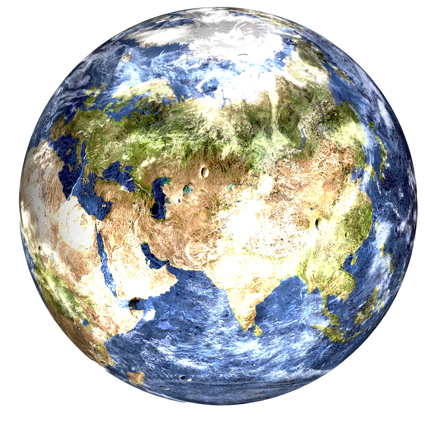 Planeet Maa. Pilt on illustreeriv