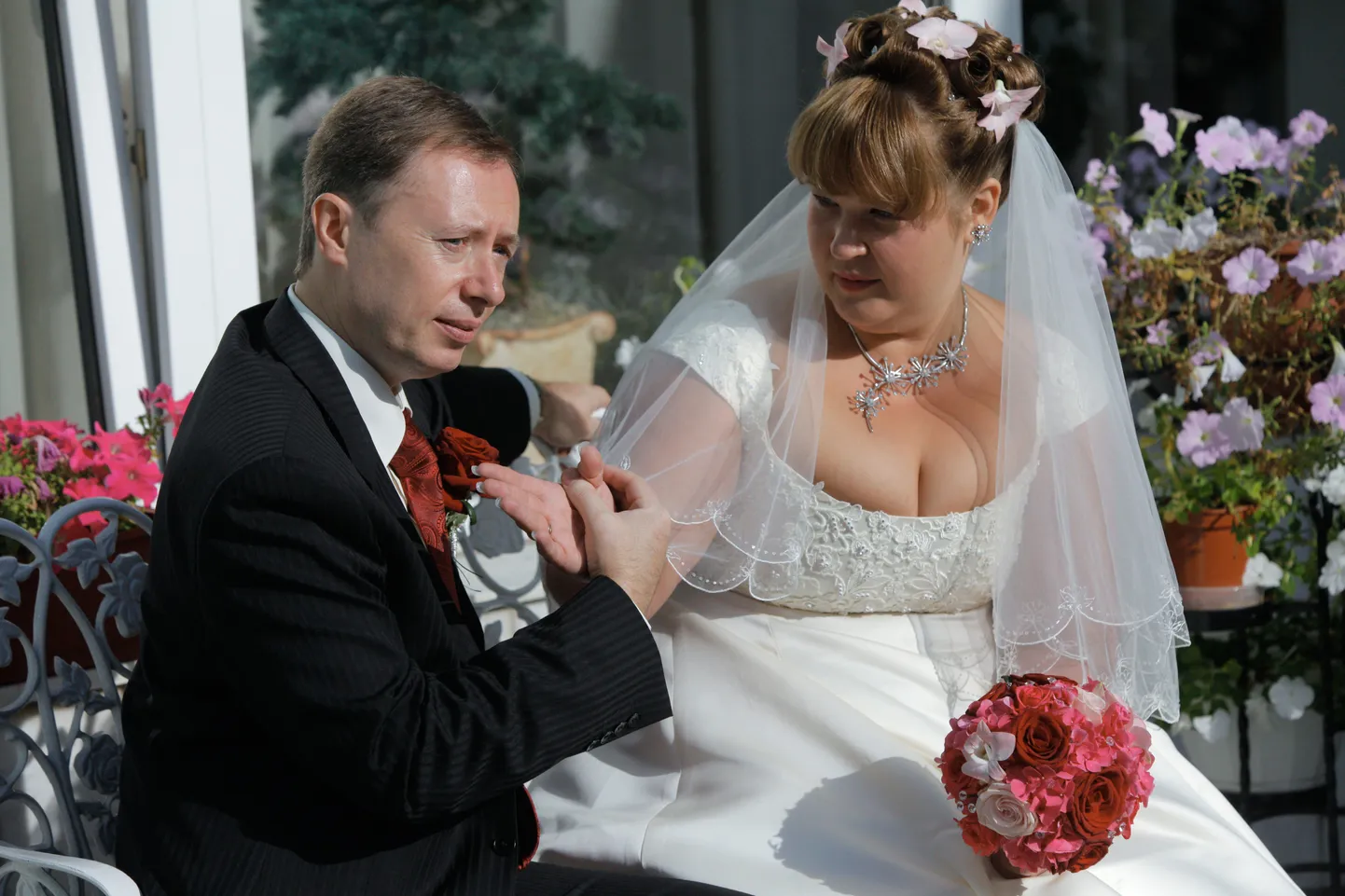 9. septembril abiellunud Vene paar.