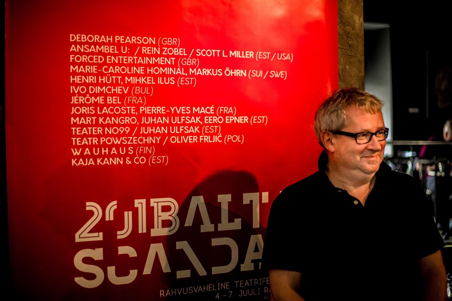 Rahvusvahelise teatrifestivali Baltoscandal kunstiline juht Priit Raud.