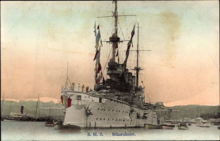 Esimese maailmasõja aegne Saksa lahinguristleja Scharnhorst.