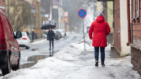 В среду в Эстонии ожидаются мокрый снег и ледяной дождь