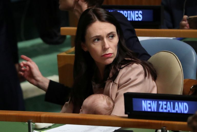 Uus-Meremaa peaminister Jacinda Ardern võttis paarikuuse tütre Neve New Yorki ÜRO peaassambleele kaasa