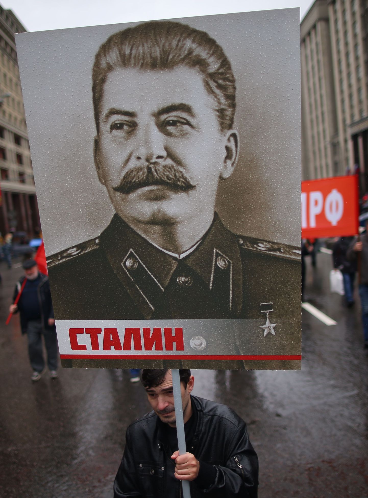 Jossif Stalini pildiga plakat