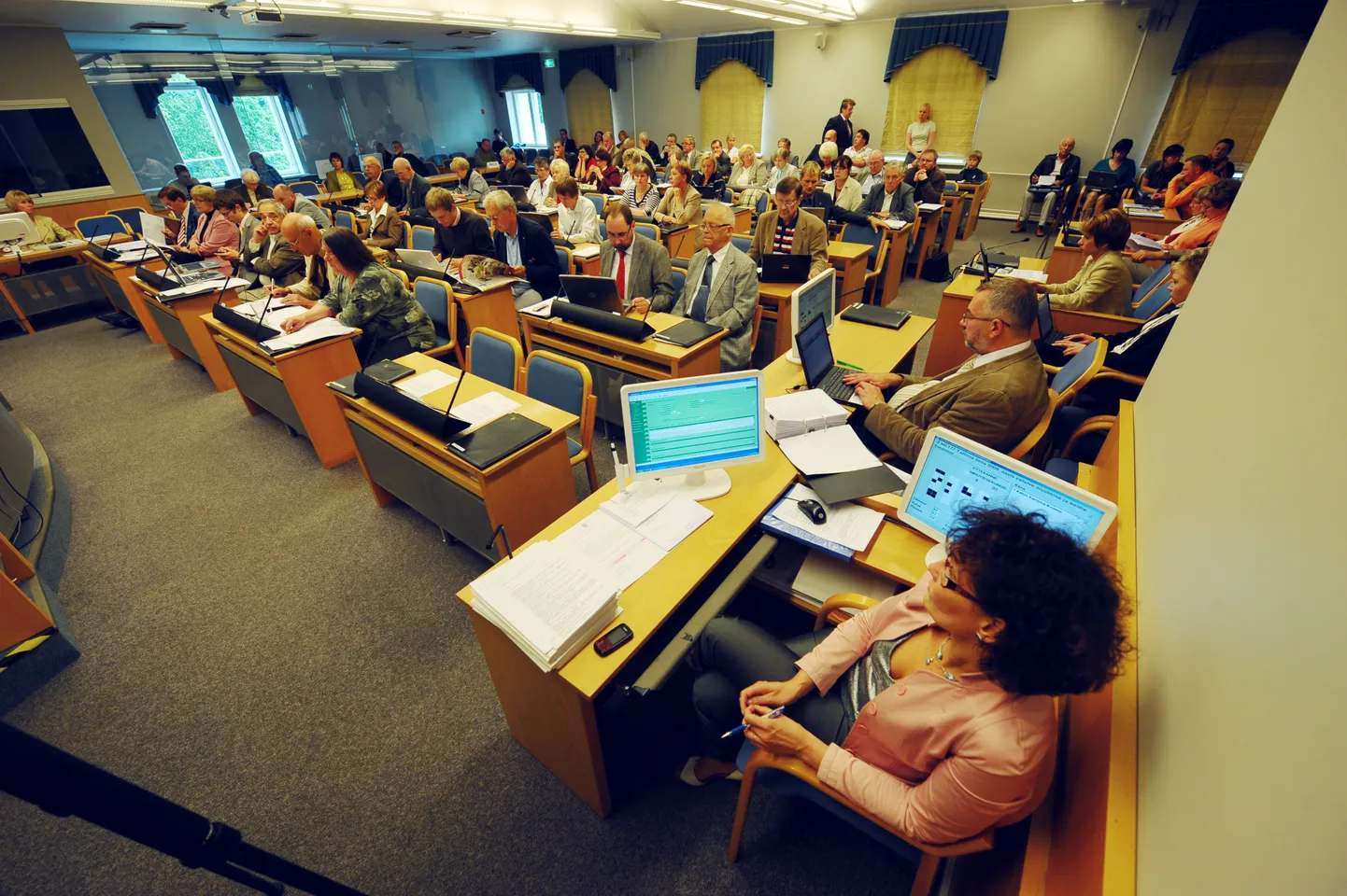 Tallinna linnavolikogu saali peab pärast valimisi ära mahtuma 79 saadikut.