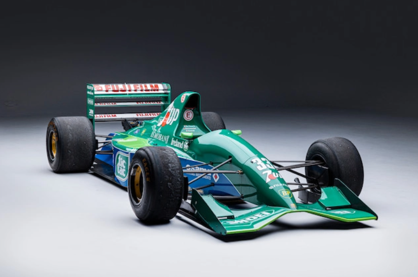 Jordani vormel, millega Michael Schumacher 1991. aastal F1-sarjas debüteeris.