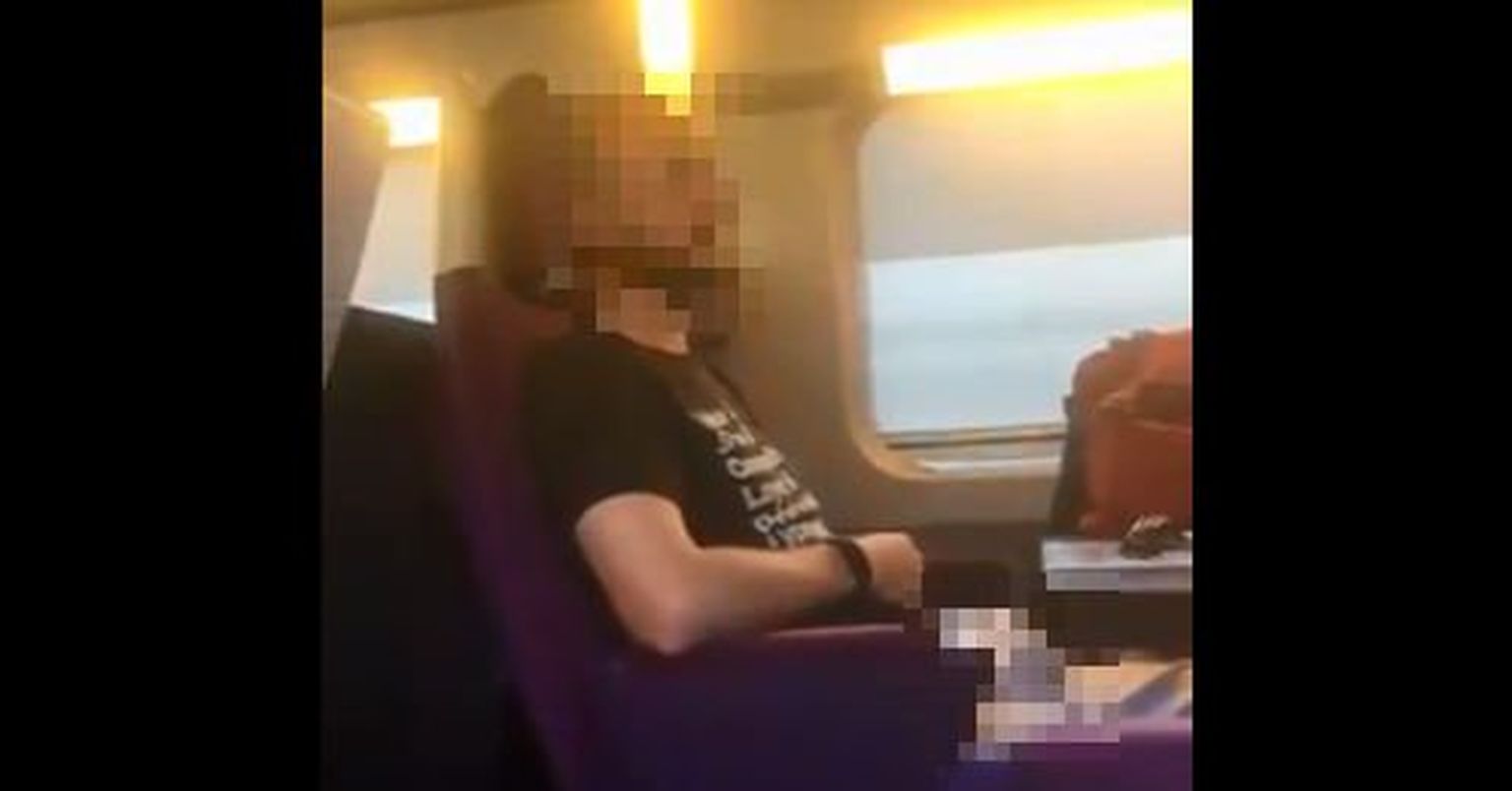 Prantslanna jäädvustas rongis teda ahistanud mehe, kuid ta võib saada karmimalt karistada kui see mees