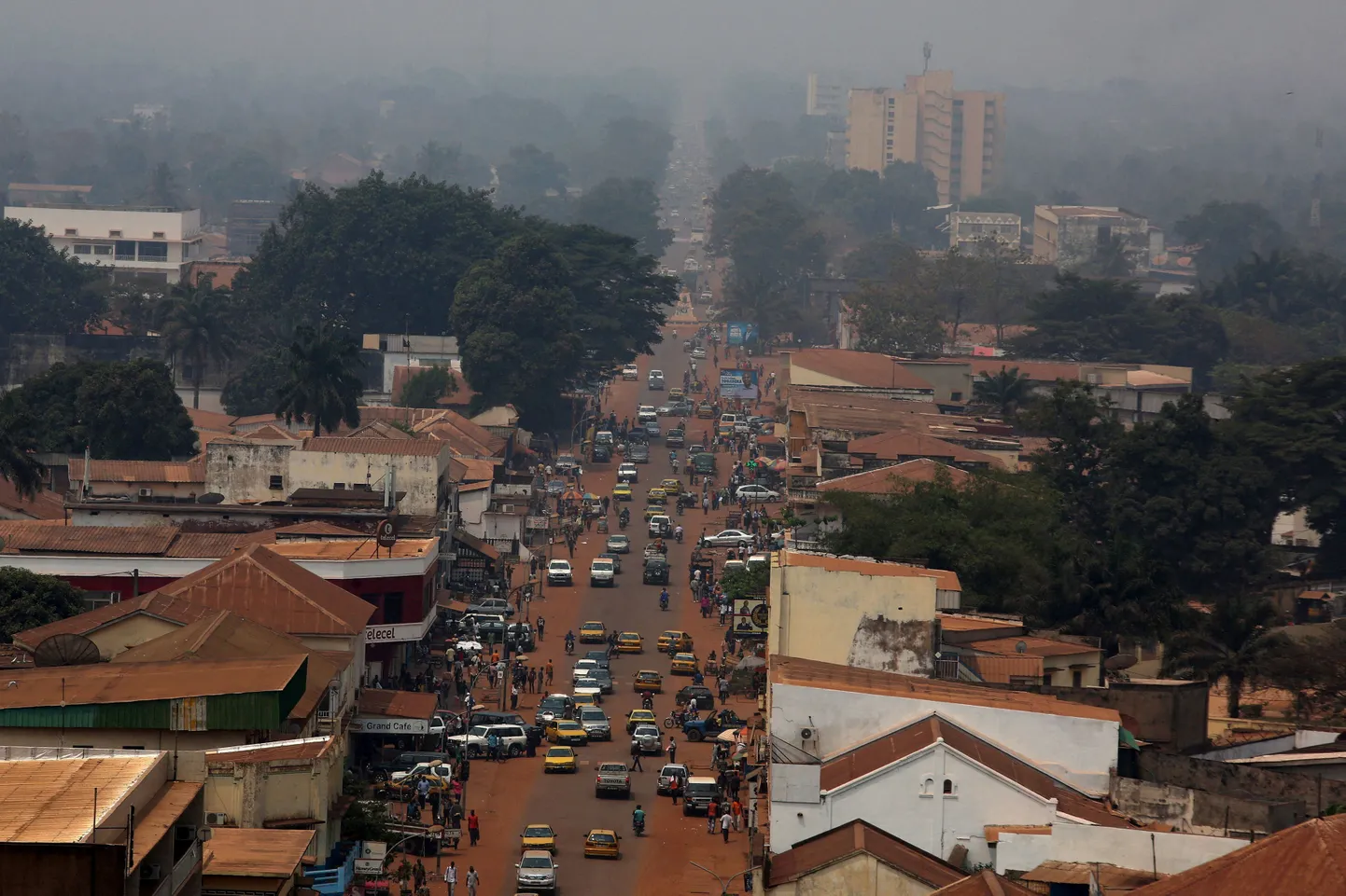 Kesk-Aafrika Vabariigi pealinn Bangui.