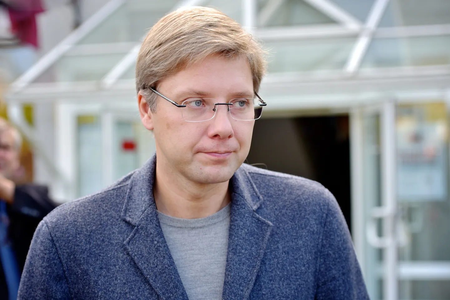 Koosmeele Riia linnapeast liider Nils Ušakovs.